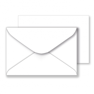 5" x 7" White Envelopes 140gsm (133mm x 184mm)