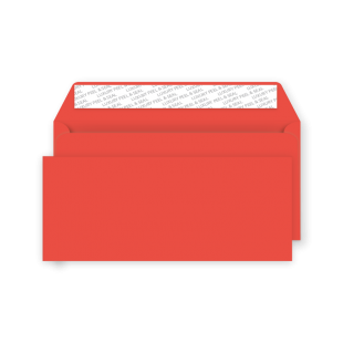 DL+ Peel and Seal Envelope - Pillar Box Red