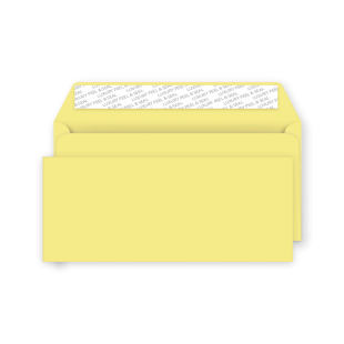 DL+ Peel and Seal Envelope - Lemon Yellow