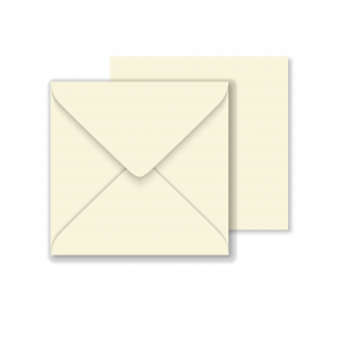 Luxury Square Envelopes - Ivory- 146mm x 146mm