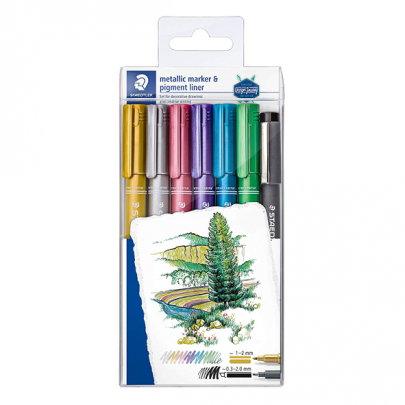 Staedtler Multi Colour Metallic Markers