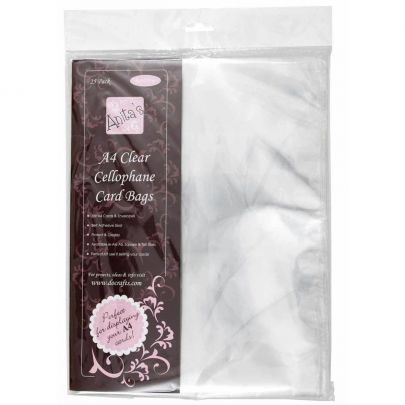 C5 Cellophane Card Display Bags Clear Sleeves Self Seal Strip 