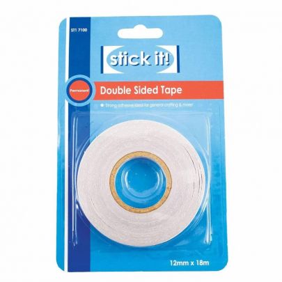 Stick It 18M Double Sided Tape 12Mm Sti 7100