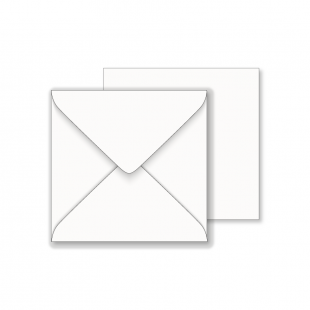 Essentials White Square Envelopes- 146mm x 146mm