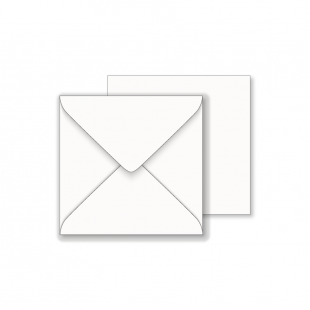 Square White Envelopes 100gsm (181mm x 181mm)