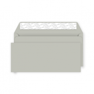 DL Peel and Seal Envelope - French Grey