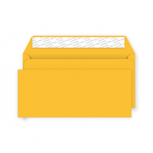 DL Peel and Seal Envelope - Egg Yellow