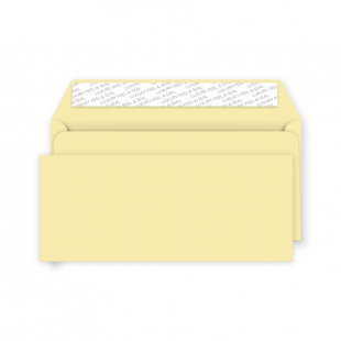 DL Peel and Seal Envelope - Vanilla Ice Cream