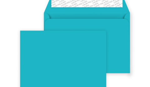 C6 Peel and Seal Envelope - Cocktail Blue