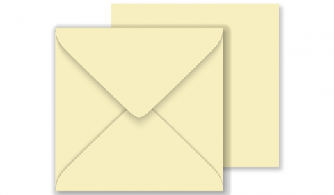 Square Vanilla Envelopes 100gsm (181mm x 181mm)