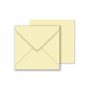 Luxury Square Envelopes - Rich Cream - 146mm x 146mm