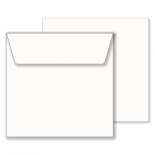 Essentials White Square Envelopes- 195mm x 195mm