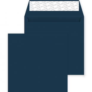 Square Peel and Seal Envelopes - 220mm x 220mm - Oxford Blue
