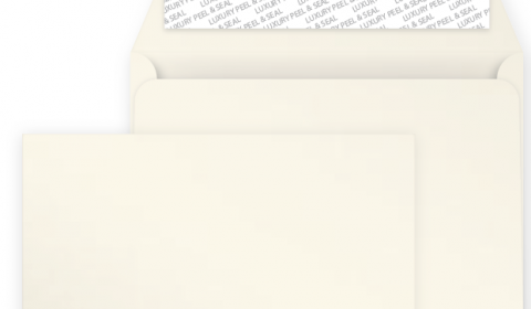 C5 Peel and Seal Envelopes - Pearlescent Ivory