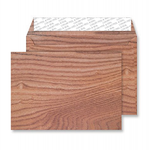 C5 Peel and Seal Envelopes - Polished Oak
