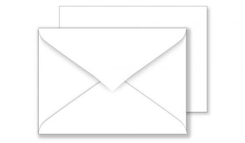 Luxury C6 Envelopes - White 100gsm (114mm x162mm)