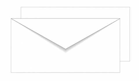 Essentials White DL Envelopes