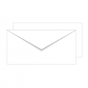 Essentials White DL Envelopes