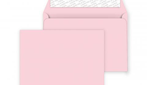 C5 Peel and Seal Envelopes - Baby Pink