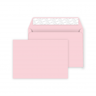 C5 Peel and Seal Envelopes - Baby Pink