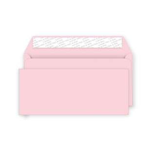 DL Peel and Seal Envelope - Baby Pink