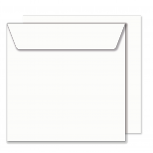 Essentials White Square Envelopes - 300mm x 300mm
