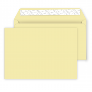 C5 Peel and Seal Envelopes - 162mm x 229mm -Vanilla Ice Cream