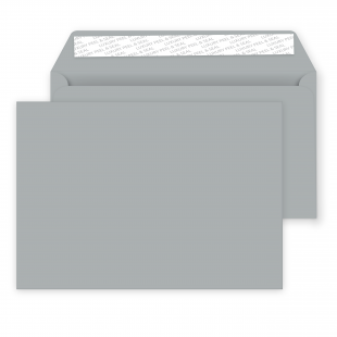 C5 Peel and Seal Envelopes - 162mm x 229mm -Metallic Silver