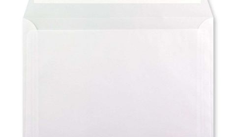 C5 Peel and Seal Envelopes - 162mm x 299mm -Translucent White