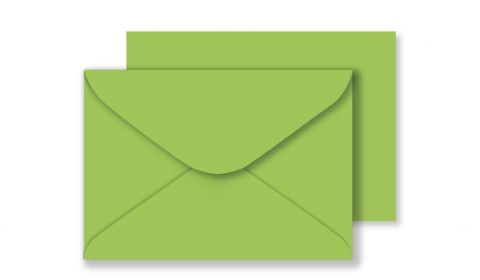 C6 Envelopes - Lime Green