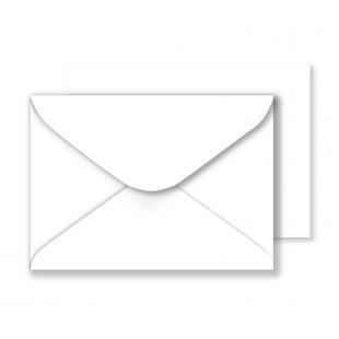 B6 White Envelopes 130gsm (125mm x 175mm)