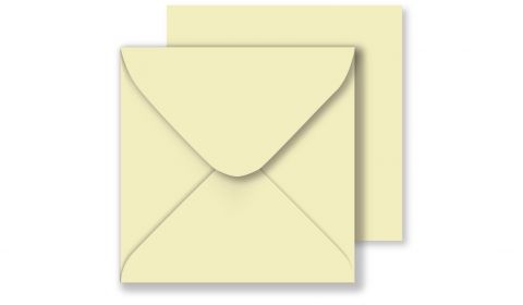 Square Cream Envelopes 100gsm (130mm x 130mm)