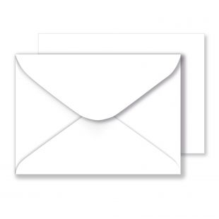 5" x 7" White Envelopes 100gsm (133mm x 184mm)