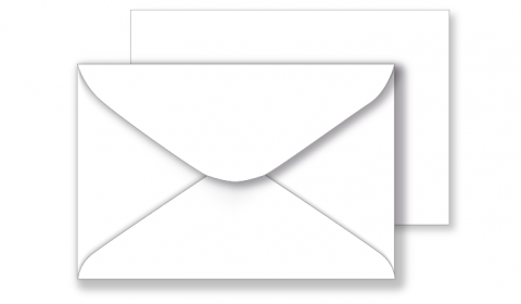 5" x 7" White Envelopes 130gsm (133mm x 184mm)
