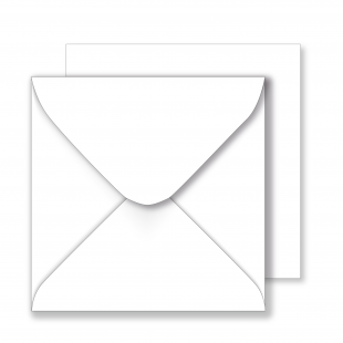 1,000 Wholesale Essentials Square White Envelopes 100gsm (140mm x 140mm)
