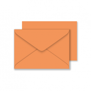 C6 Woodstock Arancio Envelopes 110gsm (114mm x 162mm)