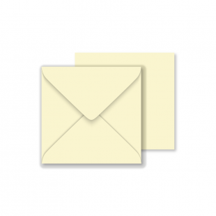 Square Vanilla Envelopes 130gsm (130mm x 130mm)