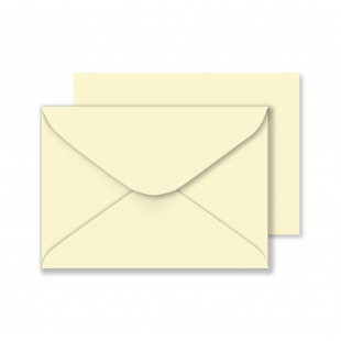 Vanilla Envelopes 130gsm B6 (125mm x 176mm)