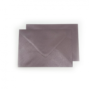 C6 Pearlised Dark Brown (Bon Bon) Envelopes (162mm x 114mm)