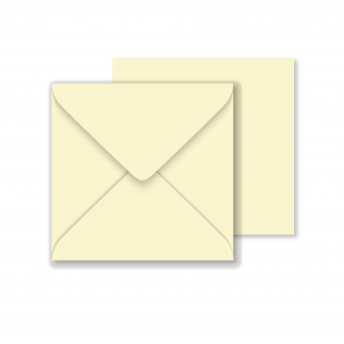 Square Vanilla Envelopes 100gsm (155mm x 155mm)