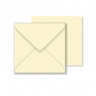 Square Vanilla Envelopes 130gsm (155mm x 155mm)