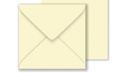 1,000 Wholesale Square Vanilla Envelope 100gsm (155mm x 155mm)