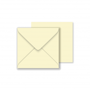 Square Vanilla Envelopes 100gsm (130mm x 130mm)