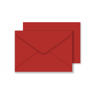 C6 Scarlet Red Envelopes 100gsm  (114mm x 162mm)