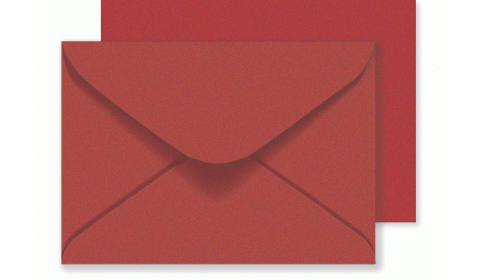 C5 Red Fever Sirio Pearl Envelopes 125gsm