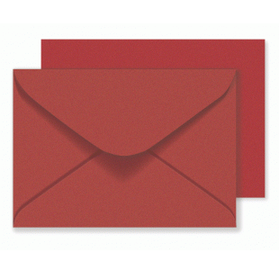 C5 Red Fever Sirio Pearl Envelopes 125gsm