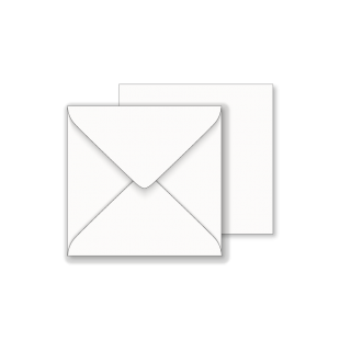 Essentials White Square Envelopes - 140mm x 140mm