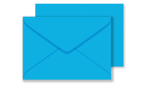 C6 Envelopes - Kingfisher Blue