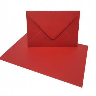 C6 Red Fever Sirio Pearl Envelopes 125gsm