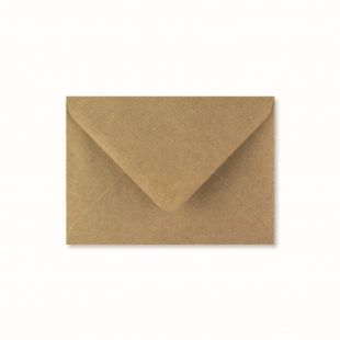 C7 Ribbed Kraft Envelopes (82mm x 113mm)